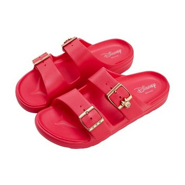 Disney 迪士尼 女款 造型休閒拖鞋  240mm  米妮 紅色
