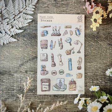 PET貼紙-Paper Tales
