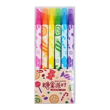 糖果派對6入螢光筆