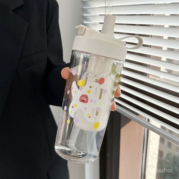 🥇台灣出貨🥇2025新款水杯女食品級材質大容量水瓶茶水分離便攜帶吸管夏天杯子