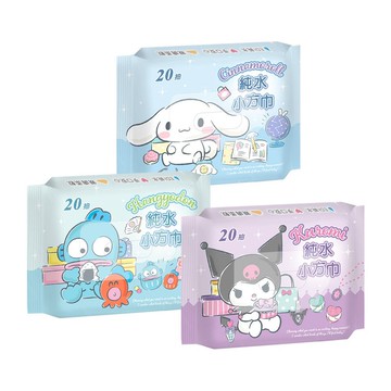 【ONEDER】三麗鷗酷洛米純水濕巾 人魚漢頓輕柔濕巾 大耳狗濕巾