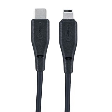 Panasonic LIGHTNING TPE充傳輸線TYPE-C  1m  1個  黑色