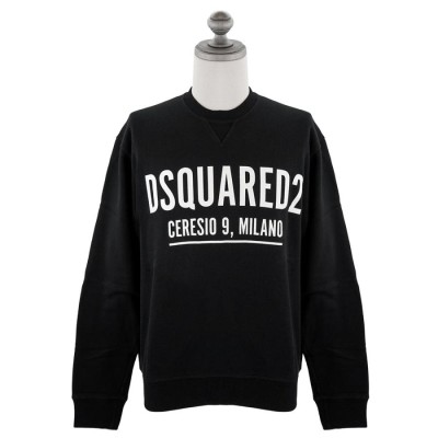 DSQUARED2 ディースクエアード トレーナー S71GD1224 S24380 メンズ 900 ブラック Lサイズ