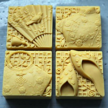 矽膠手工皂模具DIY/翻糖/旗袍四件套/蠟燭/香薰片模具冷制皂模具