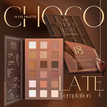 MKUP 美咖 巧克力女人眼影盤18色(效期:20260930)