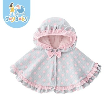 JOYBABY 秋冬嬰兒斗篷 寶寶披風 雙層保暖公主披風斗篷外套