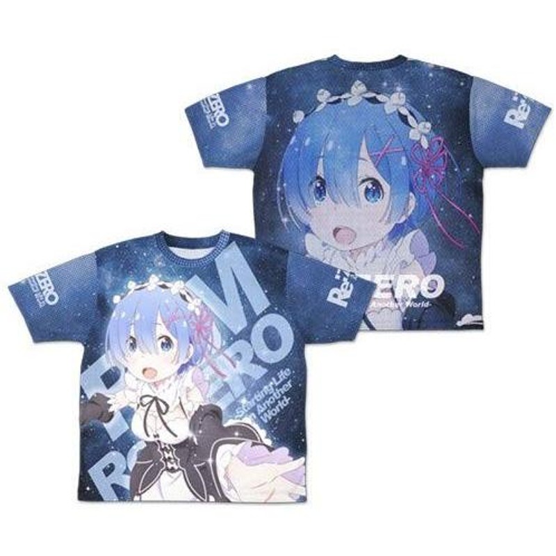 Re:ゼロから始める異世界生活 レム 両面フルグラフィックTシャツ M