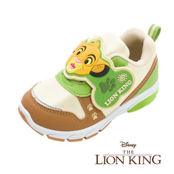 【Disney 迪士尼】獅子王 童電燈運動鞋-卡其 / LKKX46821