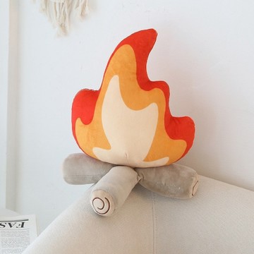 營火晚會露營必備【家寵LOVEHOME】 LOVEHOME 療癒火堆抱枕🔥創意火焰抱枕 創意露營火焰抱枕