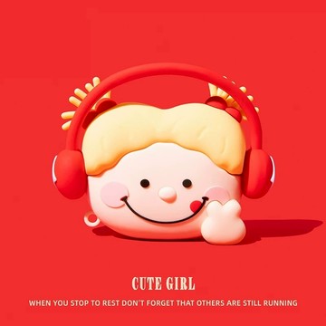 可愛 卡通 日系 coco醬 矽膠 防摔 耳機套 airpods 4代 3代 pro2 蘋果 耳機殼 1/2代 保護套