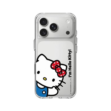 RHINOSHIELD iPhone 18 Pro / 18 Pro Max Clear 抗黃化透明防摔手機殼｜Hello Kitty-Im Hello Kitty!