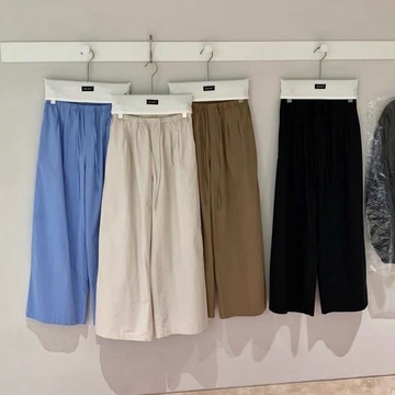 𝐍𝐚𝐜𝐞𝐥𝐲｜Daily Wear 雲感垂墜鬆緊腰闊腿褲AU8018