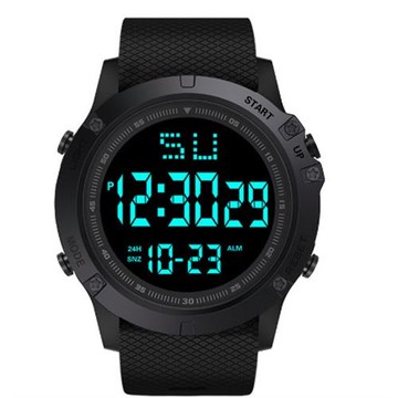 大表盤手表男款學生潮流運動防水初高中男孩青少年兒童數字電子表