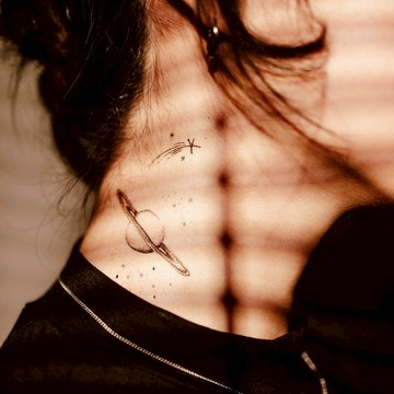 英國PAPERSELF 漫遊星際 Space 紋身貼紙