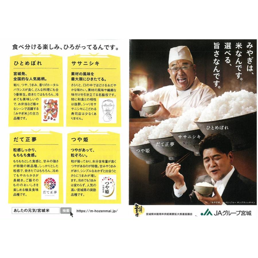 令和5年産　ササニシキ　宮城県産　５Kg　特別栽培米（減農薬・減化学肥料）　ささにしき　　送料無料（一部地域を除く）