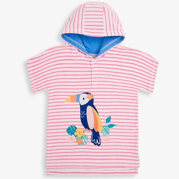 英國 JoJo Maman BeBe - 嬰幼兒/兒童游泳浴巾-大嘴鳥