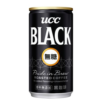 《UCC》無糖咖啡飲料185g(30入/箱)X2