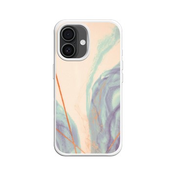 iPhone 16 SolidX 白 - 石紋與渲染 / Marble & Dreamy Gradient - 幻境