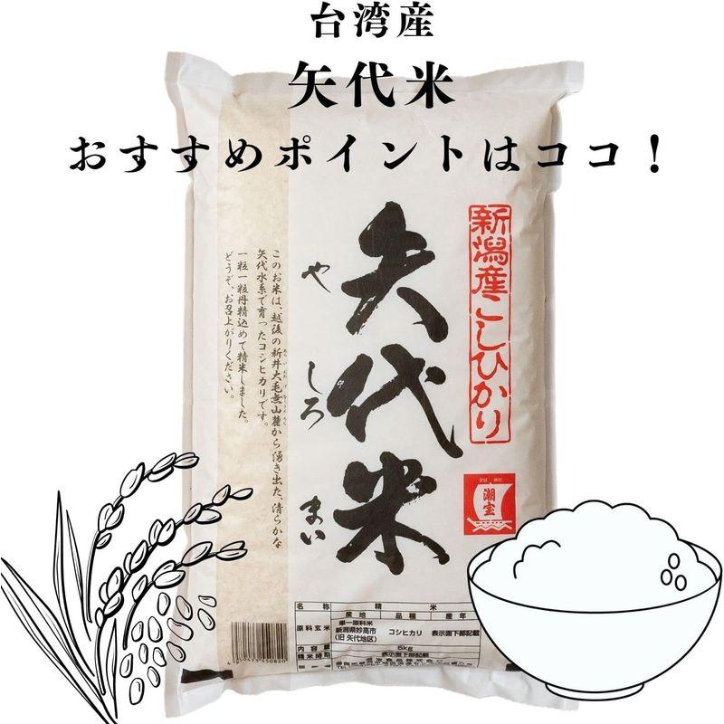 令和４年度産新米新潟こしひかり 矢代米(やしろまい) 精米 ５ｋｇ (2袋)