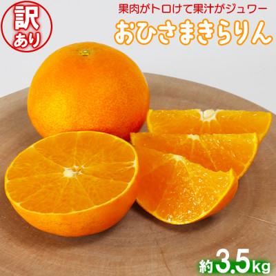 ふるさと納税 杵築市 [訳あり・優品] 今村農園のおひさまきらりん 約3.5kg