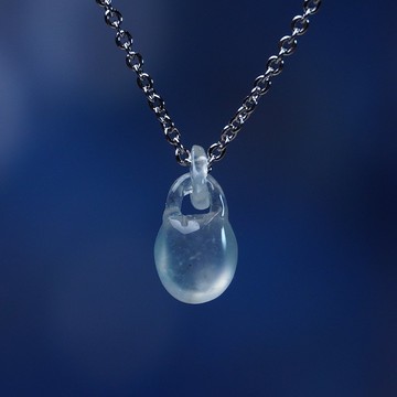 【願‧事事如意】高冰種秤心如意吊墜 | 天然緬甸A貨翡翠 | 送禮