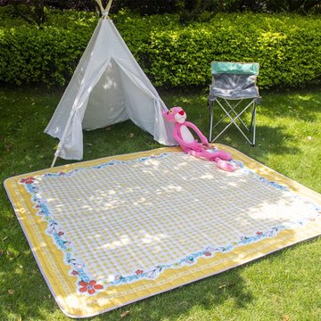戶外防水防潮野餐墊加厚帳篷露營地墊燒烤草坪幼兒園春游爬爬墊