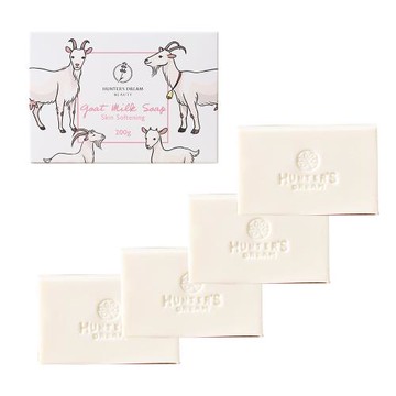 澳洲Hunter‘s Dream 獵人谷之夢 頂級山羊奶滋潤皂(4 入組 200g/盒)