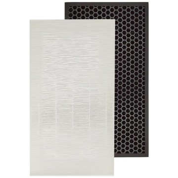 RENZA HEPA 濾網 + 活性碳濾網/濾芯 Sharp 夏普 FU-W43T/FU-S51T/Y53CX/T43CX/S51CX/S40CX 空氣清淨機適用  1套  單一商品