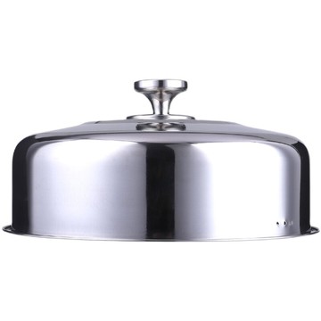 不鏽鋼鍋蓋 蒸鍋蓋子高蓋不鏽鋼加高蓋通用圓形鍋蓋家用炒菜鍋鐵鍋湯鍋高拱蓋【MJ192109】