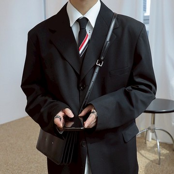 包包 男生包包 斜背包 小背包 男生側背包 韓國包包 黑色包包 白色包包 硬殼包包 小方包男 中性包包 生日禮物 283