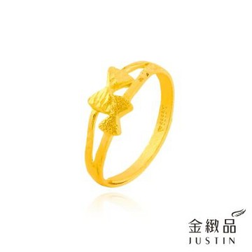 金緻品 黃金戒指 雙繫領結 0.56錢