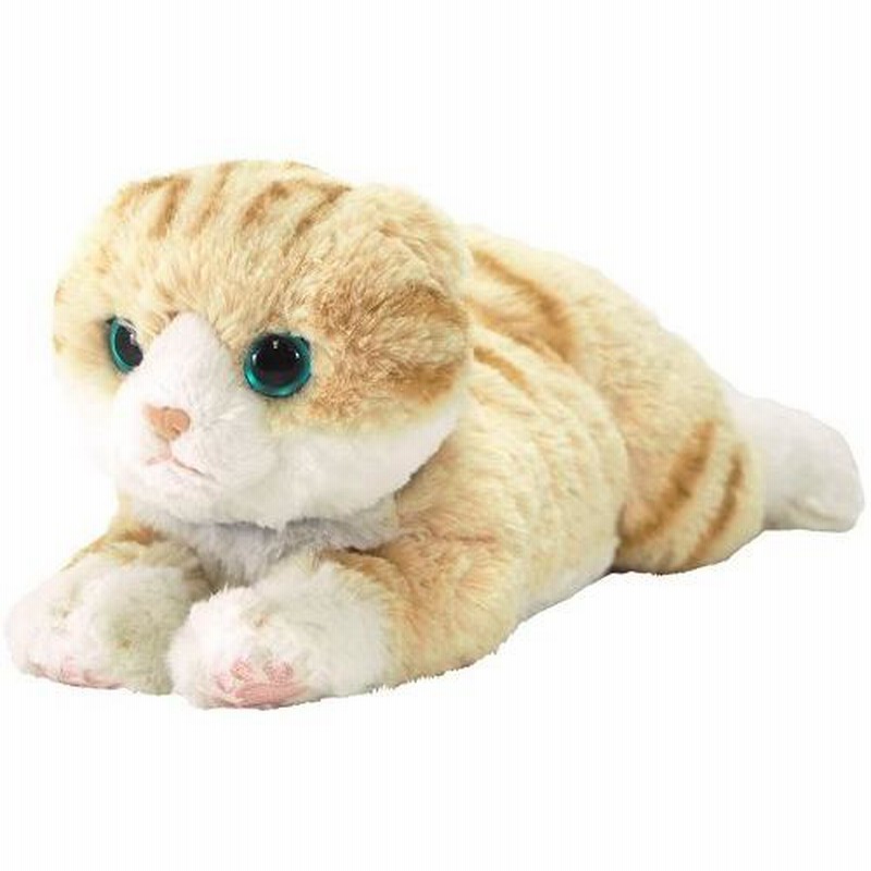 ひざねこ スコティッシュフォールド・クリーム ぬいぐるみ 全長