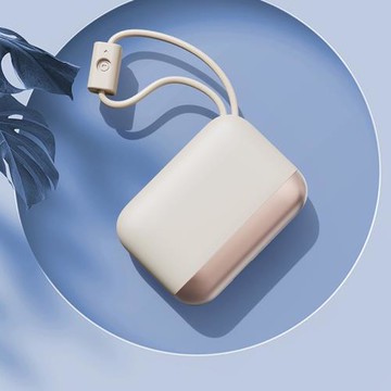 跨境新品 S5小寶快充移動電源 自帶雙線小體積大容量充電寶