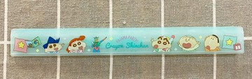 【震撼精品百貨】蠟筆小新_Crayon Shin-chan~蠟筆小新17CM直尺-綠*14482