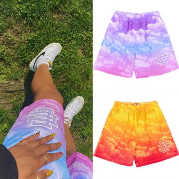Simple printed casual sports shorts 簡約印花休閑運動短褲男士