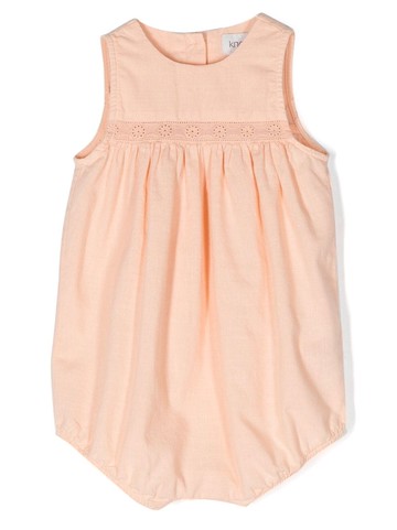 Knot - Lorelai sleeveless romper - kids - Cotton - 3 mth - Orange