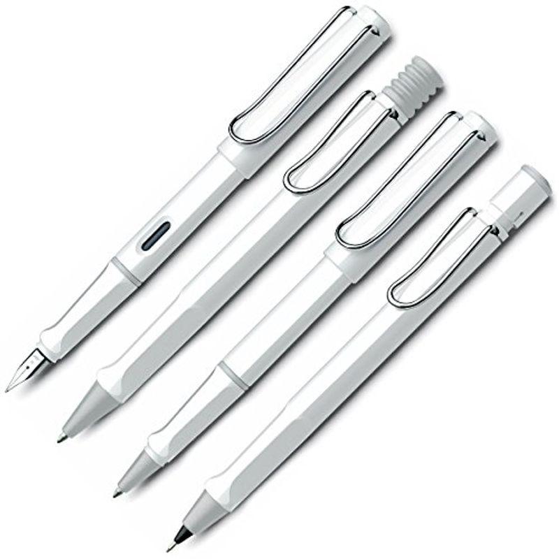 LAMY ラミー 万年筆 ペン先F(細字) サファリ ホワイト L19WT-F 両用式 コンバーター別売 正規輸入品