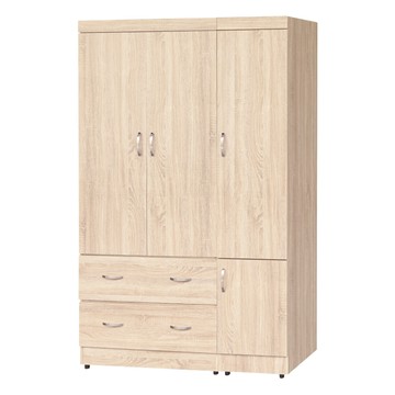 【本木】杰爾馬 4x6尺拉門衣櫥 梧桐