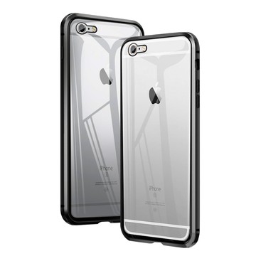iPhone 6 / 5 / 4 殼 iphone6s手機殼 金屬 磁吸 雙面 360度全包 鋼化玻璃 保護殼 iPhone 6s 手機殼 磁吸 鋼化玻璃 6s手機殼