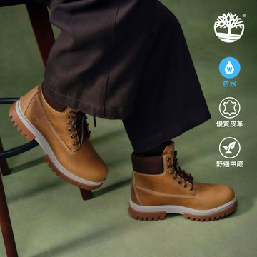 Timberland 男款小麥色全粒面皮革 Timberland® Premium 防水靴|A5YKD231
