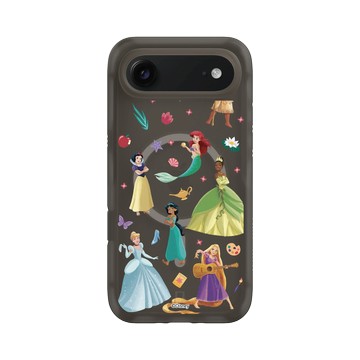 iPhone Air AirX 本質黑 - 迪士尼-公主系列 Disney Princess - 迪士尼公主 - 貼紙風格