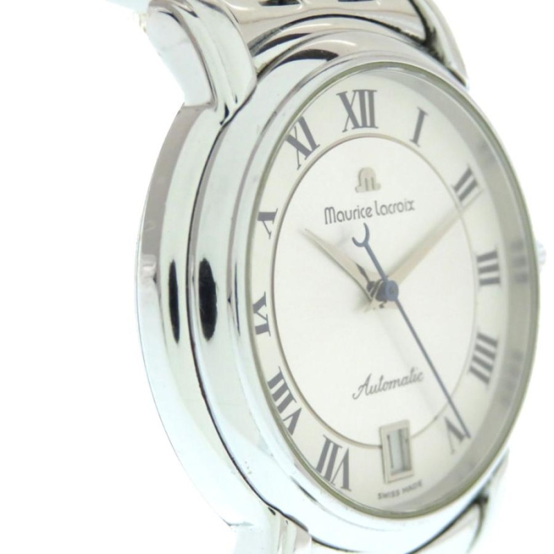 Maurice Lacroix 自動巻き時計 シルバー 美品 モーリスラクロア 自動巻き 腕時計 68774 SS シルバー文字
