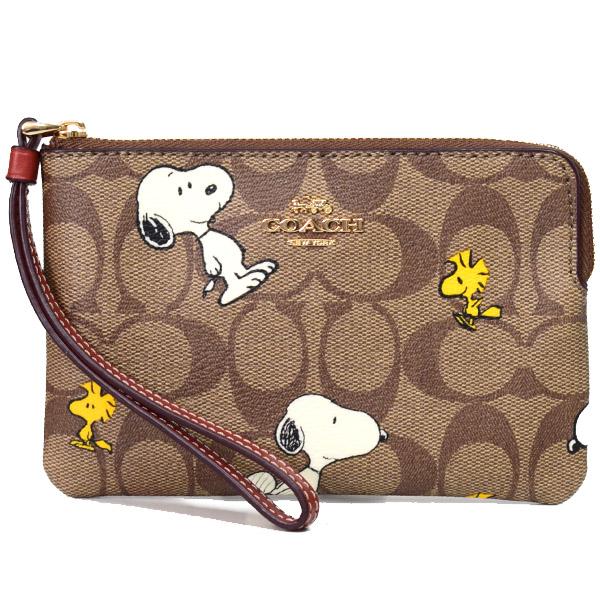 特別価格 【限定希少新品】COACH × (Coach SNOOPY ポーチ - 大人気 