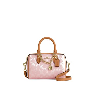 COACH 蔻馳 Mini Rowan SIGNATURE 迷你波士頓斜挎包 CEK79/CEK81