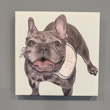 無框掛畫 | 店長妹珠 |  30x30 公分