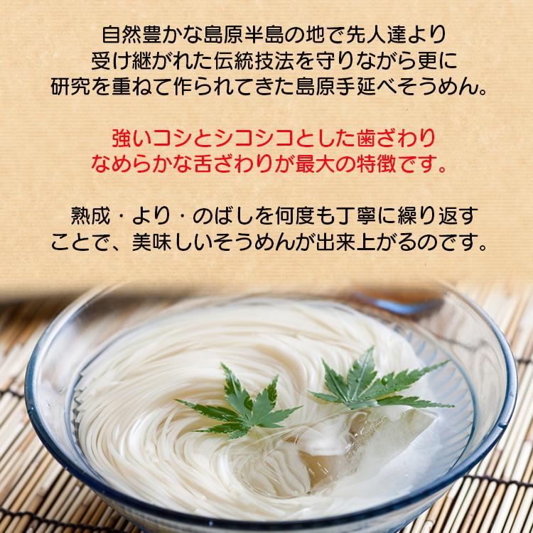 そうめん ポイント消化 送料無料 素麺 島原手延そうめん 50g 10束 メール便