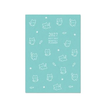 珠友Chuyu2027年A5月計劃筆記/貓戲/BC-60473-02