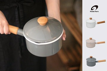 野田琺瑯單柄琺瑯鍋14cm_couleur系列《couleur系列 クルール 櫻花木手柄 鑄鐵 琺瑯鍋 湯鍋 野田琺瑯 川燙 單手鍋 野田琺瑯鍋 野田琺瑯湯鍋 ホーロー 日本製鍋子》