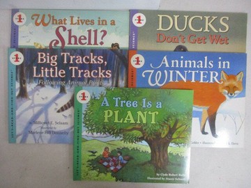【書寶二手書T1／少年童書_AG9】A Tree is a Plant_Duck Don't Get Wet等_5本合售