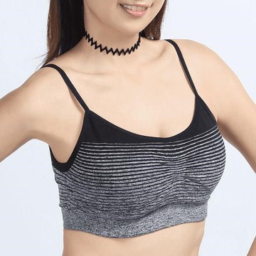 non-no儂儂褲襪【運動型內衣】細肩彩條胸衣(M-LL)-20830